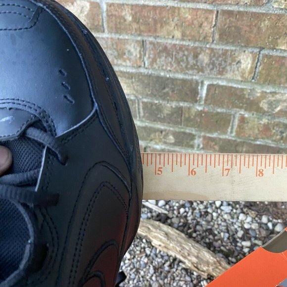 Nike Air Mens Monarch IV Black Training Shoes 12 - Picture 9 of 9